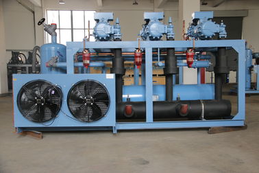 L'unité de réfrigération industrielle durable bleue adoptent le réfrigérant R22/R507